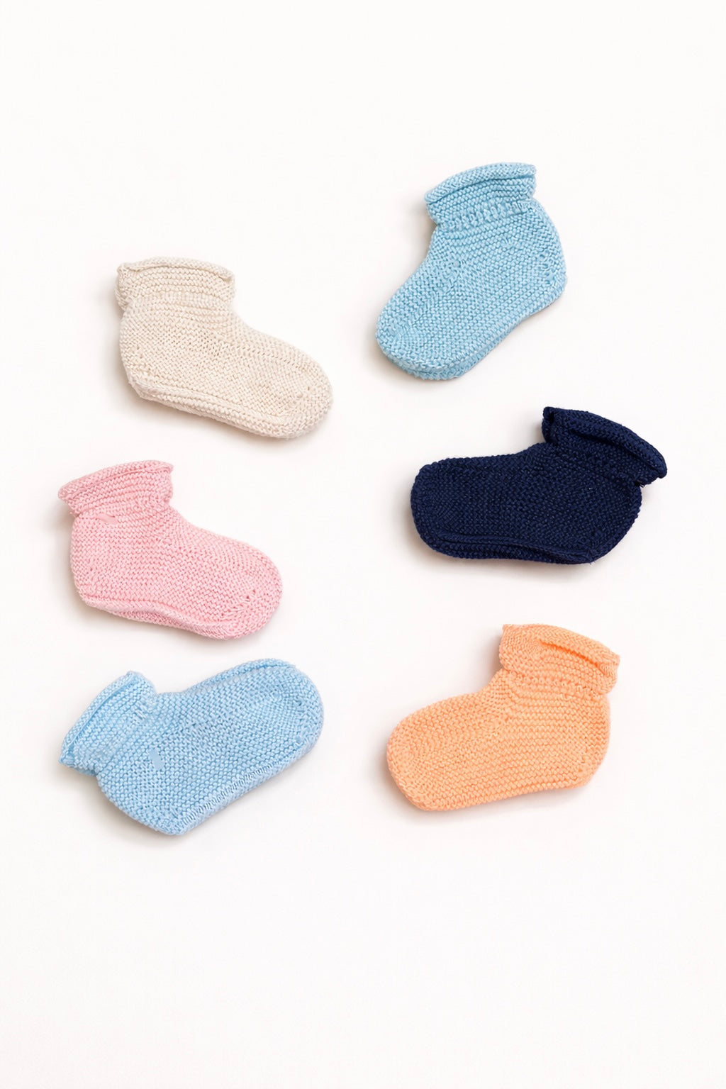 Classic Knitted Baby Booties